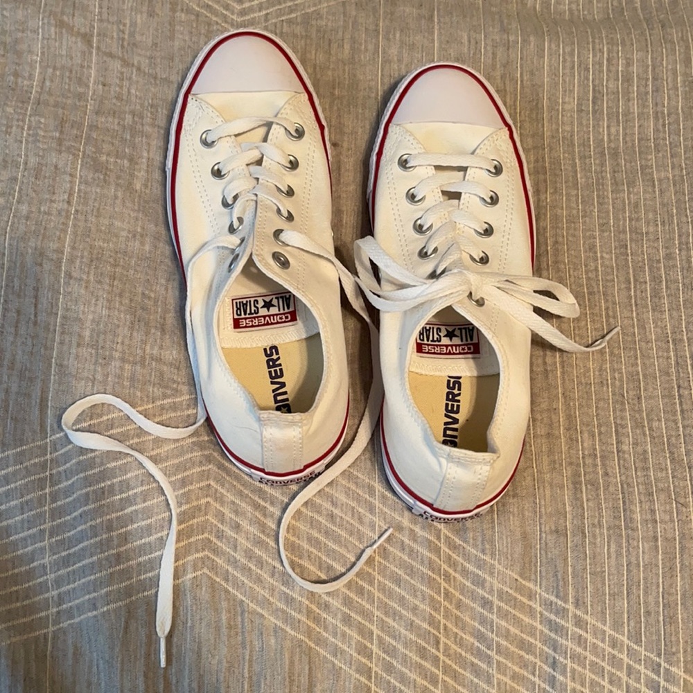 White Chuck Taylor All Stars Shoes Size 9